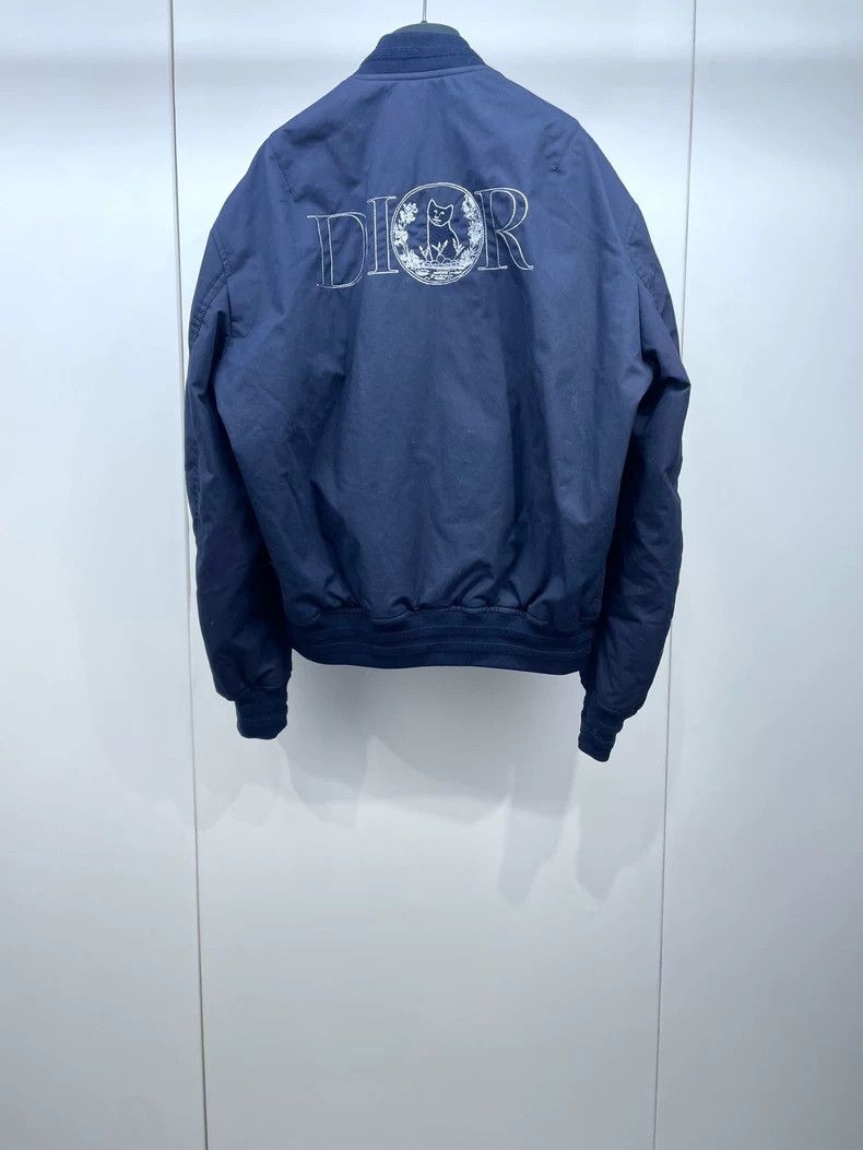 Dior Dior Navy Flight Zip Jacket for Men-dmc Size US L / EU 52-54 / 3 - 2 Thumbnail