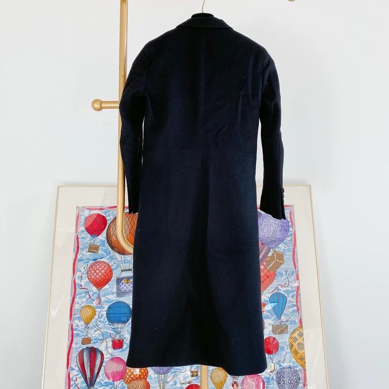 Gucci GUCCI Black Wool Long Coat Size 36-dmc Size US S / EU 44-46 / 1 - 2 Thumbnail