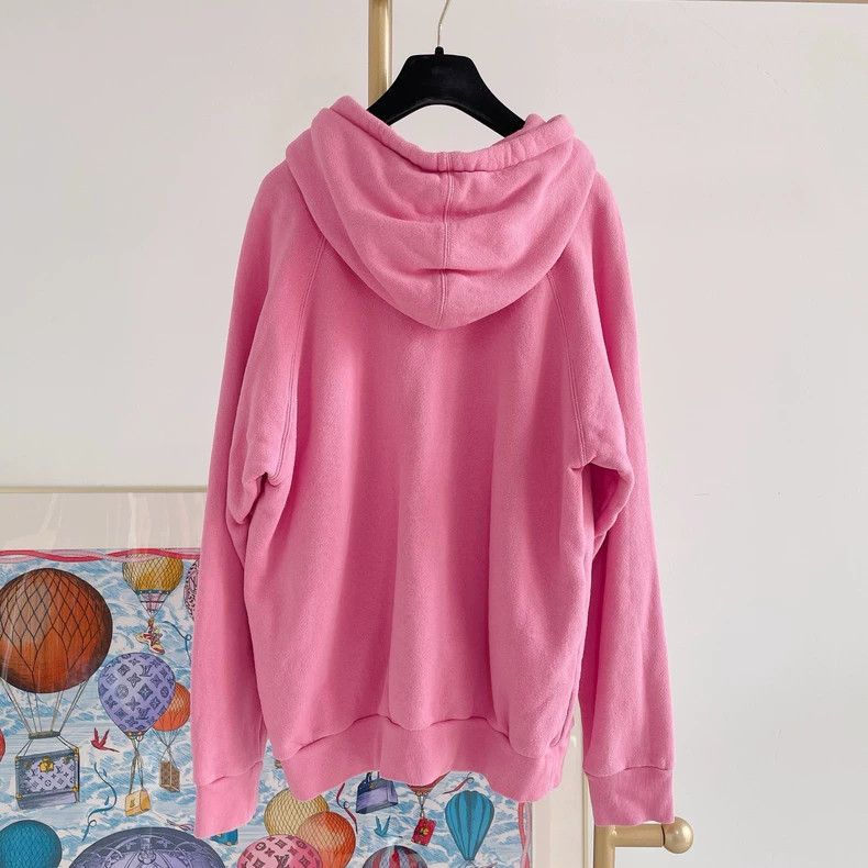 Gucci Gucci Pink Hooded Sweatshirt with Design-dmc Size US S / EU 44-46 / 1 - 2 Thumbnail