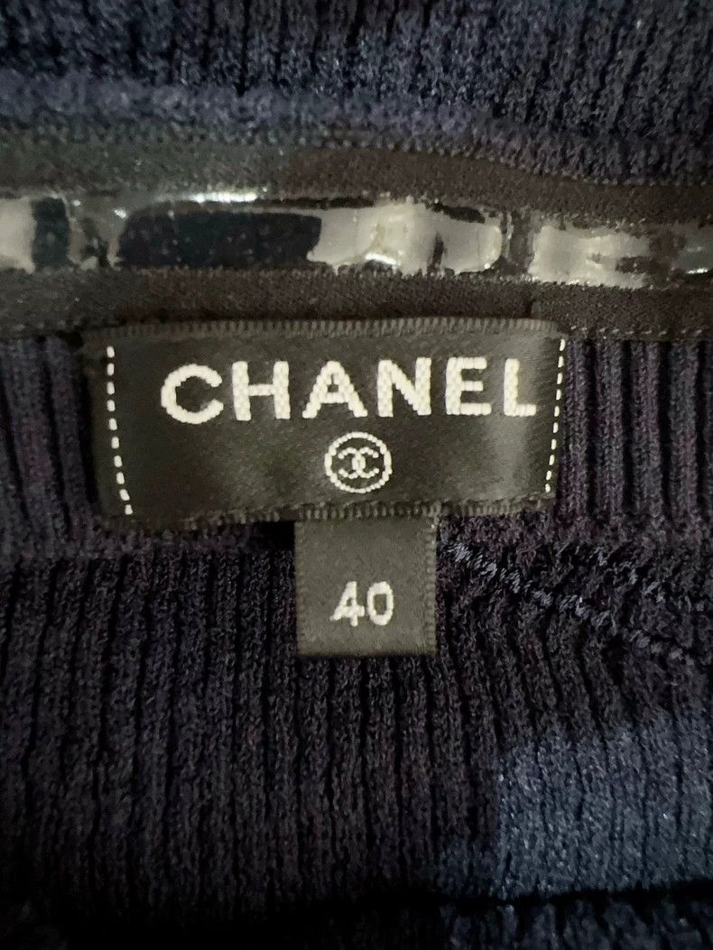 Chanel Chanel Blue Bow Tie Bustier Top-dmc Size US M / EU 48-50 / 2 - 5 Thumbnail