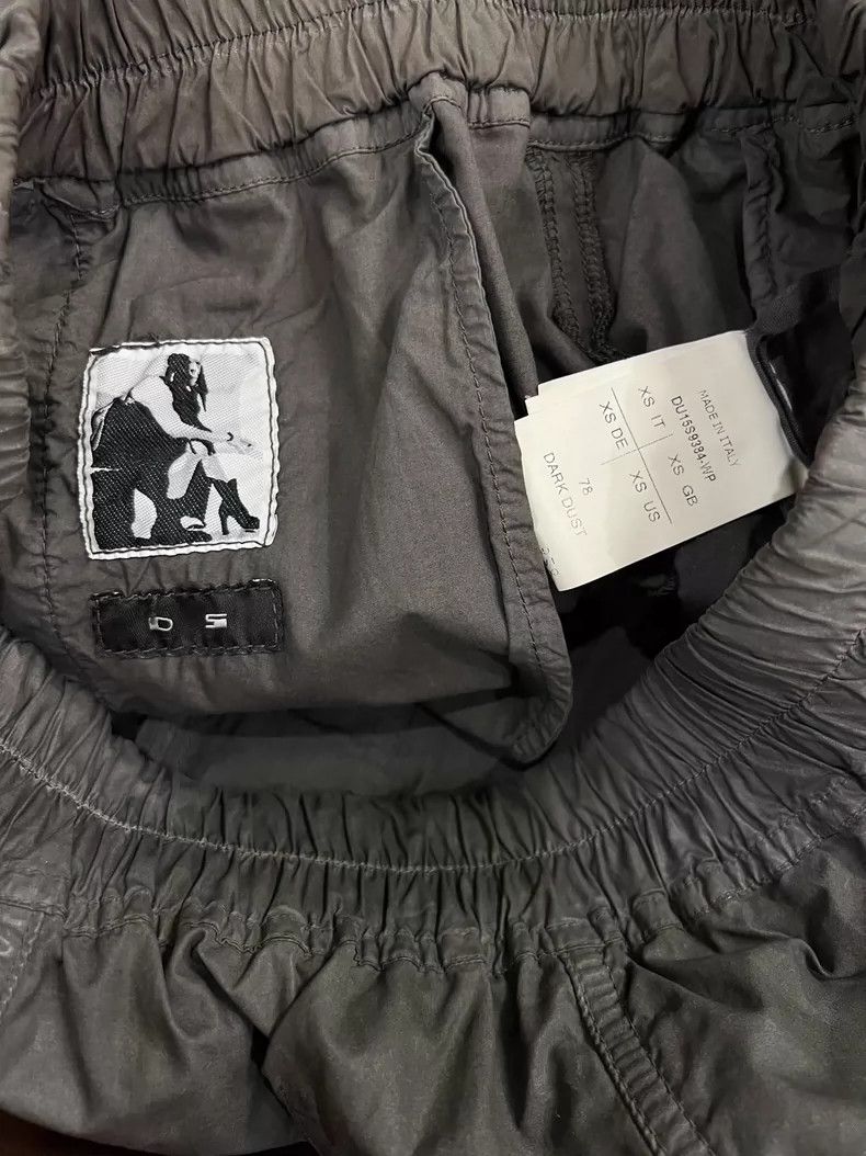 Rick Owens Rick Owens Drkshdw Gray Waxed Skirt Shorts Size US 26 / EU 42 - 9 Thumbnail