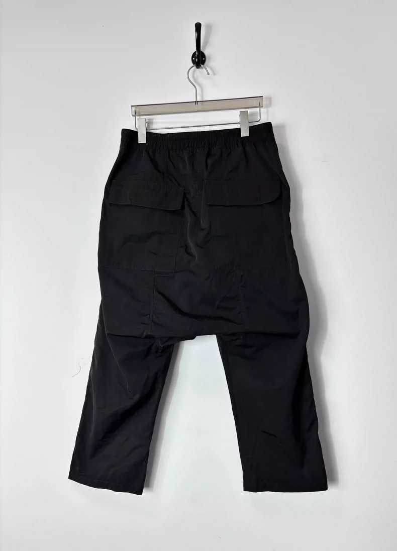 Rick Owens Rick Owens Black Drawstring Cropped Pants Size US 34 / EU 50 - 2 Thumbnail