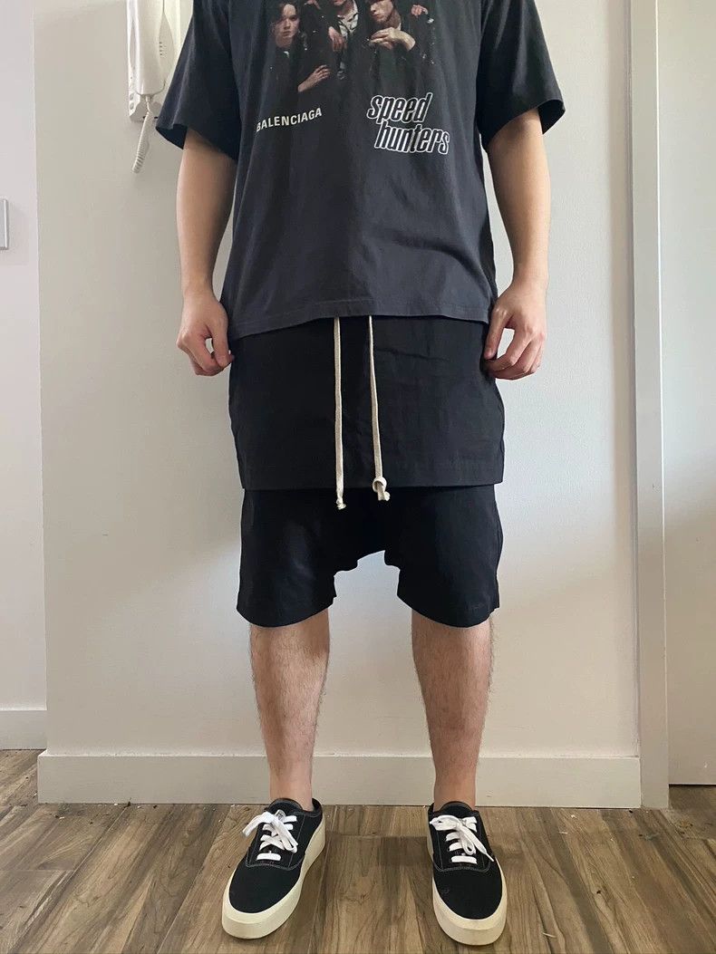 Rick Owens Rick Owens Black Shorts Size S Size US 26 / EU 42 - 3 Thumbnail