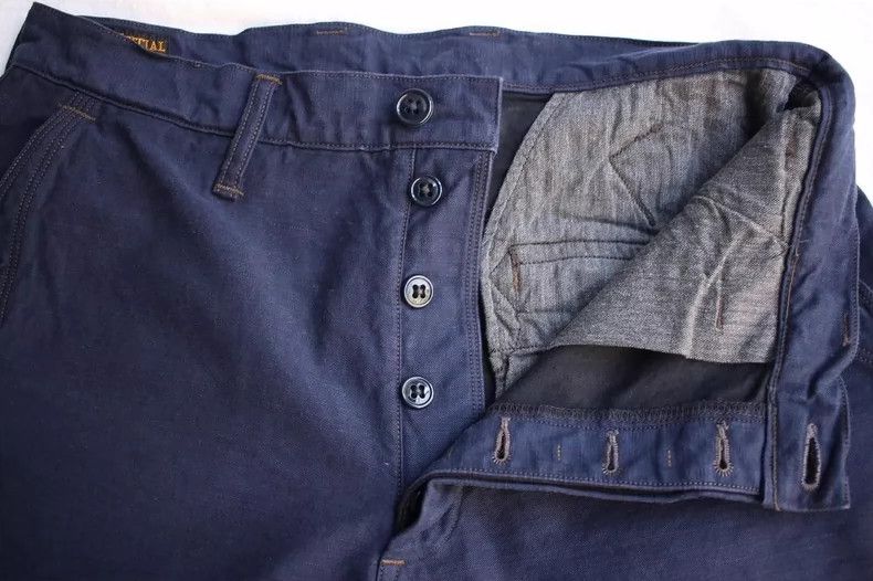 Freewheelers Freewheelers Navy Casual Pants 34 Size Size US 34 / EU 50 - 3 Thumbnail