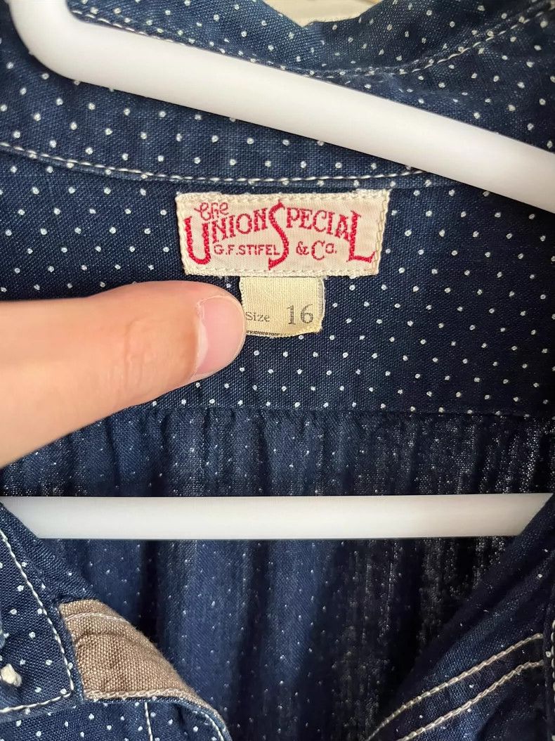 Freewheelers Freewheelers Polka Dot Long Sleeve Shirt Size 16 Size US L / EU 52-54 / 3 - 2 Thumbnail
