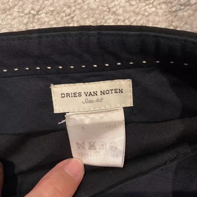 Dries Van Noten Dries Van Noten Suit Set with Wool Fabric Size US L / EU 52-54 / 3 - 6 Thumbnail