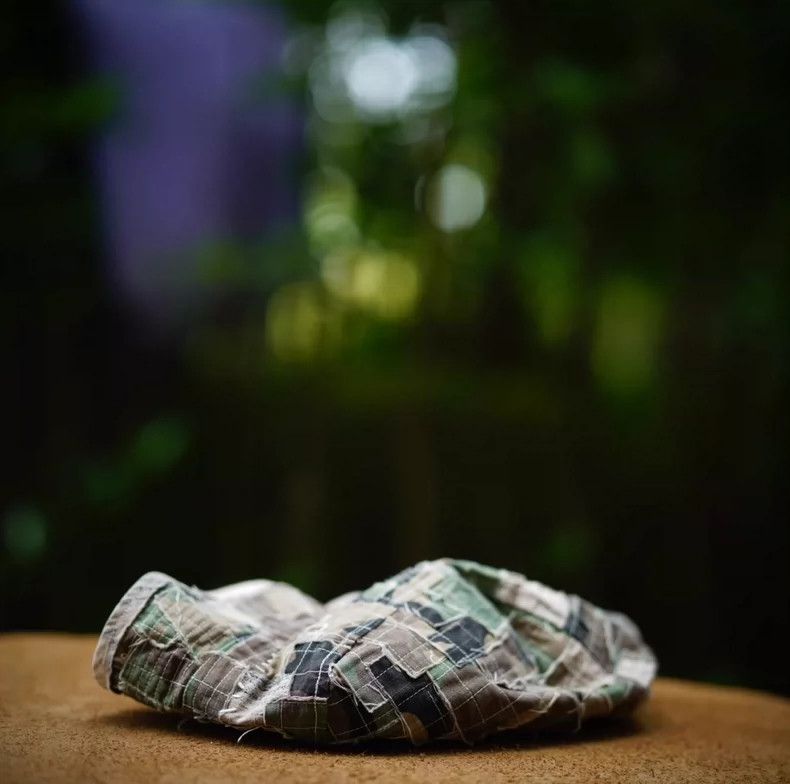 Kapital Vintage Camouflage Patchwork Bucket Hat Size ONE SIZE - 8 Thumbnail