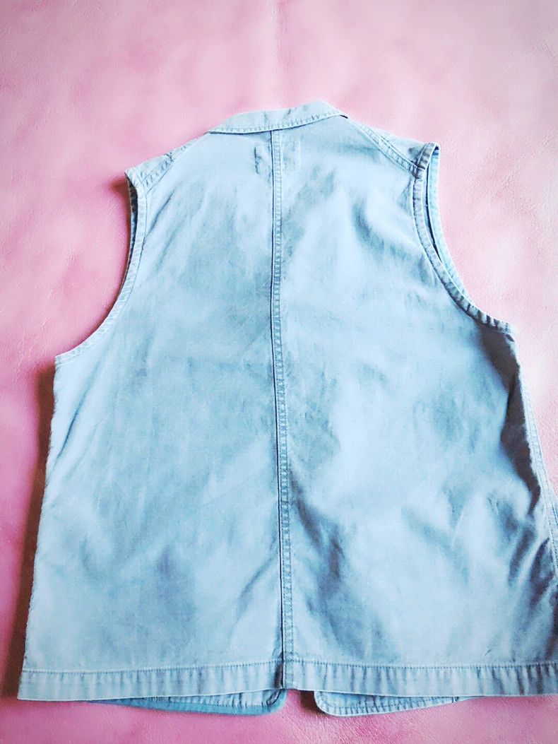 Visvim Artisan Denim Vest with Unique Patchwork Details Size US L / EU 52-54 / 3 - 2 Thumbnail
