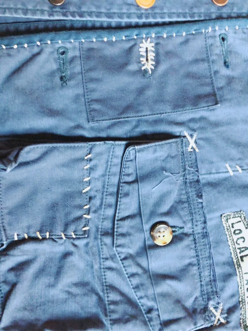 Visvim Artisan Denim Vest with Unique Patchwork Details Size US L / EU 52-54 / 3 - 5 Thumbnail