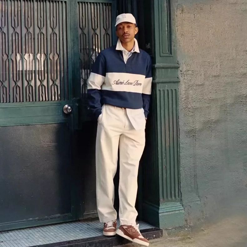 Aime Leon Dore Aime Leon Dore Straight Casual Pants in White Size US 31 - 4 Thumbnail