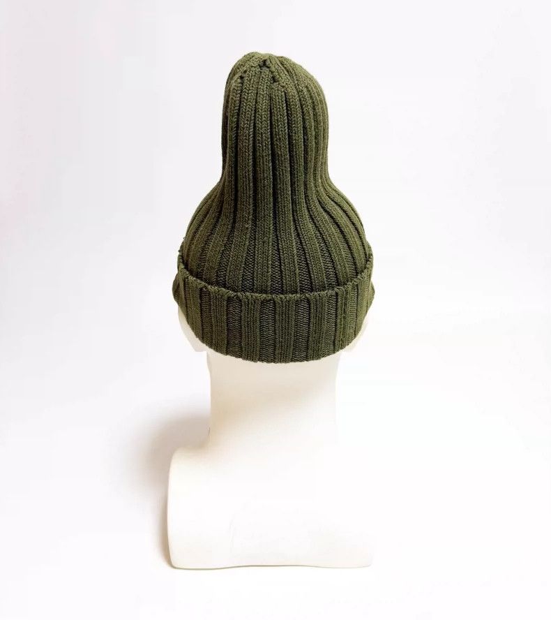 Visvim Visvim Knit Beanie Cap in Olive Green Size ONE SIZE - 4 Thumbnail