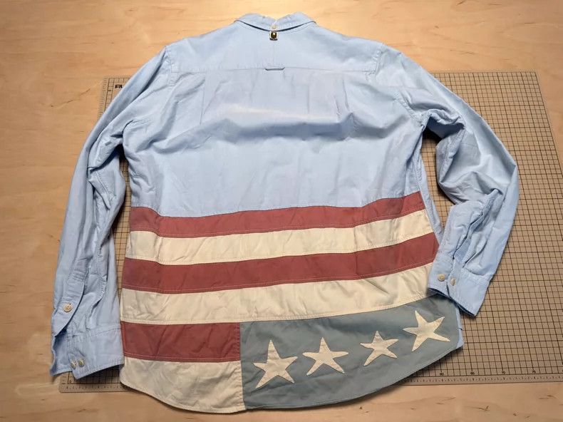 Visvim VISVIM Classic Flag Shirt in Light Blue Size US M / EU 48-50 / 2 - 2 Thumbnail