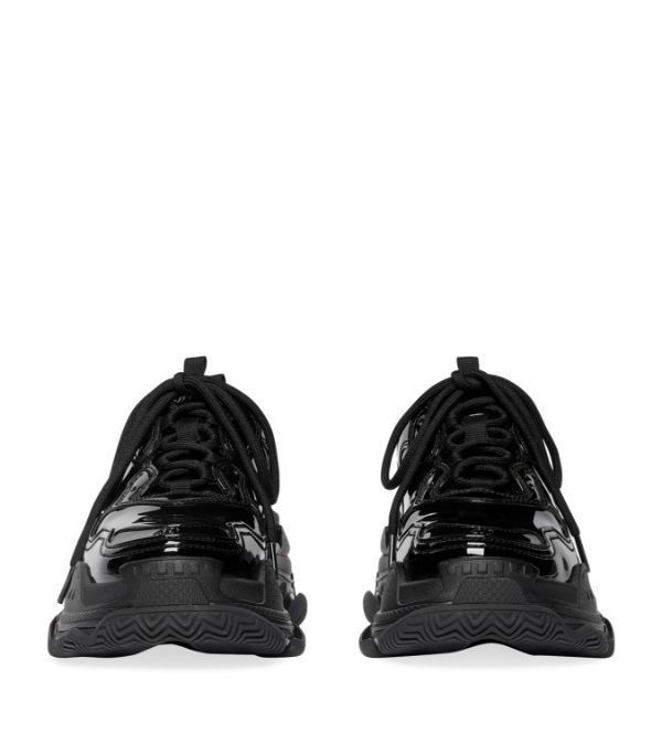 Balenciaga triple s sneaker black patent Size US 6 / EU 39 - 3 Thumbnail
