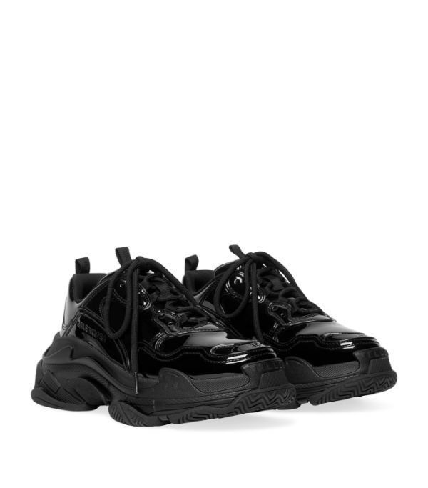 Balenciaga triple s sneaker black patent Size US 6 / EU 39 - 2 Thumbnail