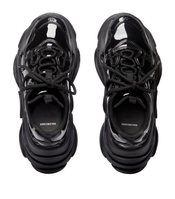 Balenciaga triple s sneaker black patent Size US 7 / EU 40 - 5 Thumbnail