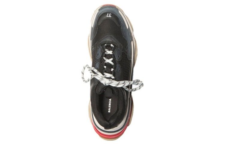 Balenciaga triple s sneaker 'black red' Size US 5 / IT 35 - 4 Thumbnail