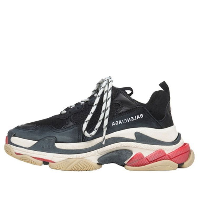Balenciaga triple s sneaker 'black red' Size US 11 / IT 41 - 2 Thumbnail