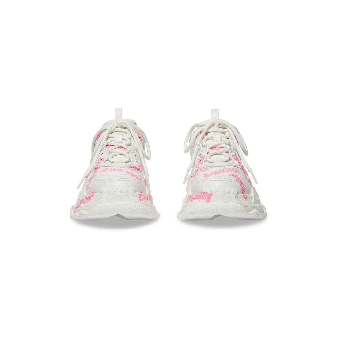 Balenciaga triple s logotype sneaker white Size US 9 / IT 39 - 3 Thumbnail