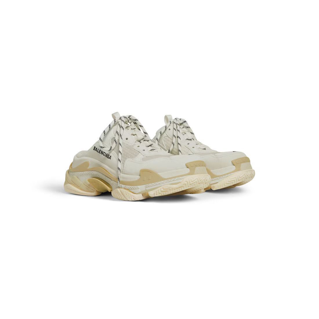 Balenciaga triple s mule white Size US 9 / IT 39 - 2 Thumbnail