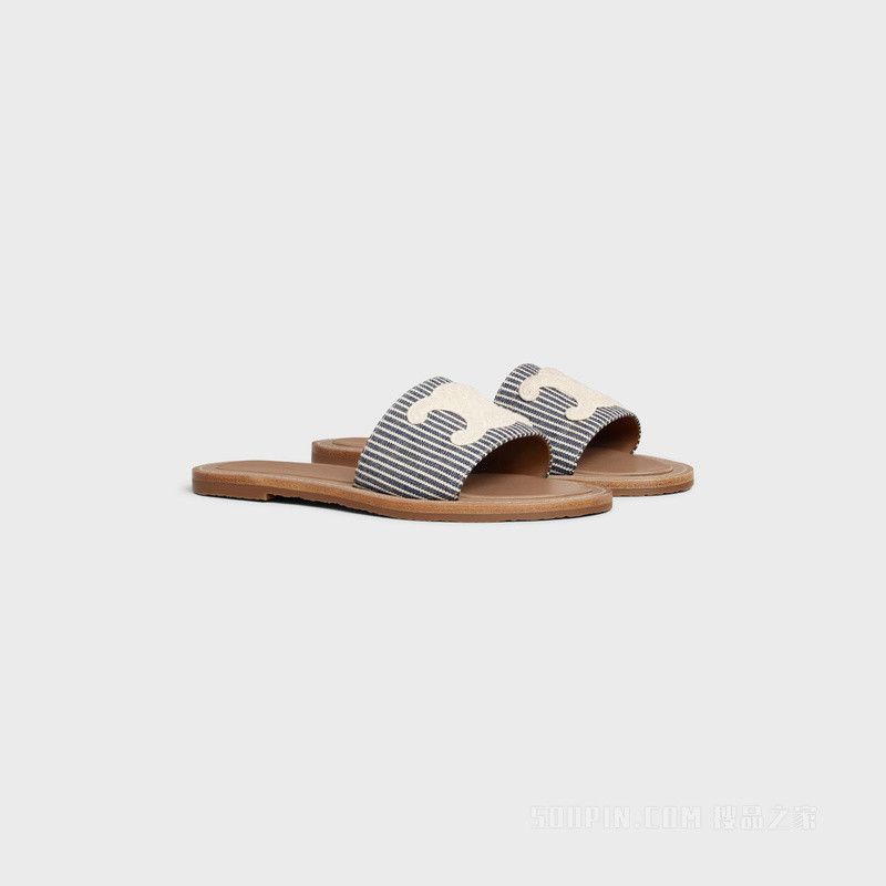 Celine lympia mule in oshkosh canvas Size US 5 / IT 35 - 2 Thumbnail