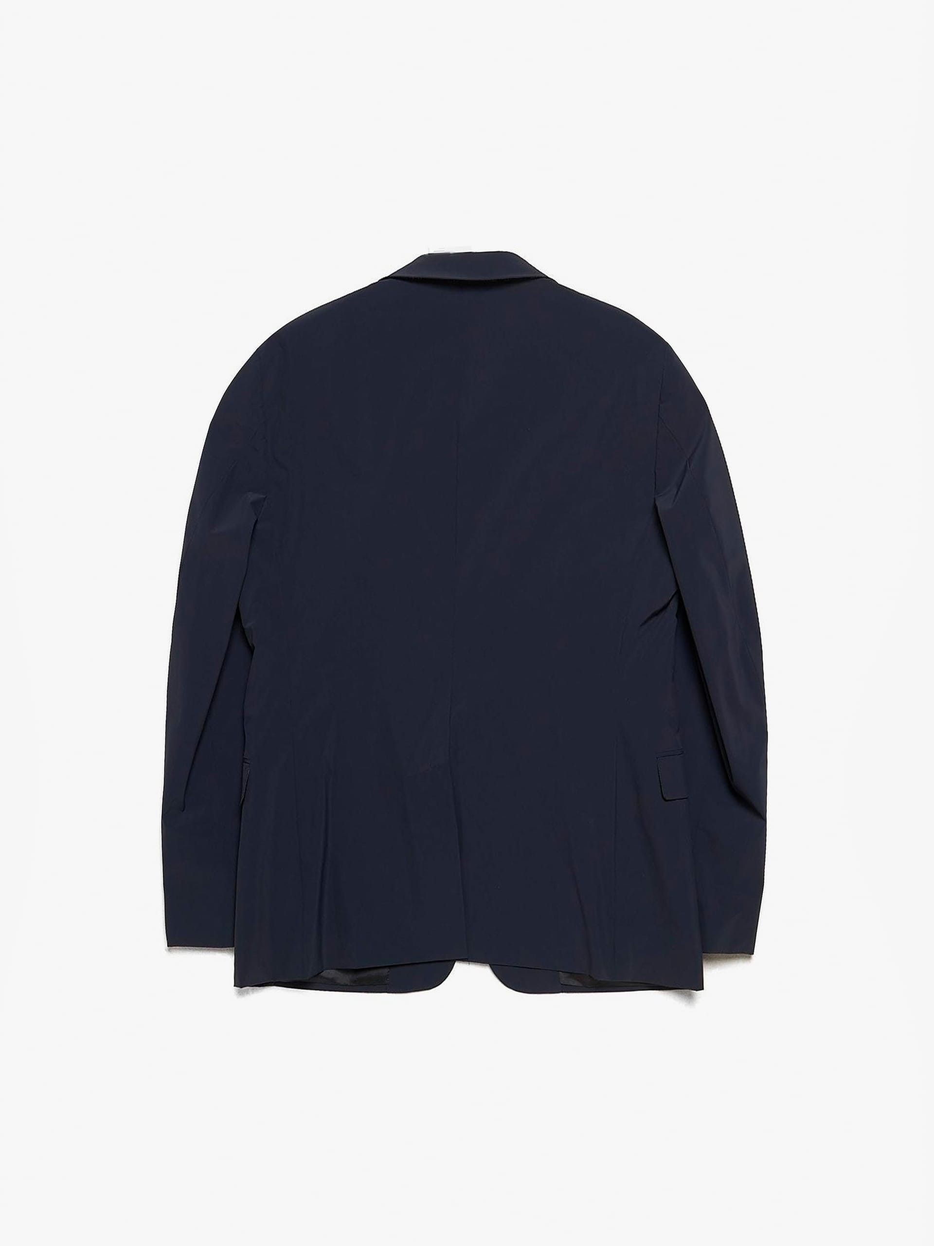 Prada Dark Navy Classic Polyamide Blazer Size US M / EU 48-50 / 2 - 2 Thumbnail