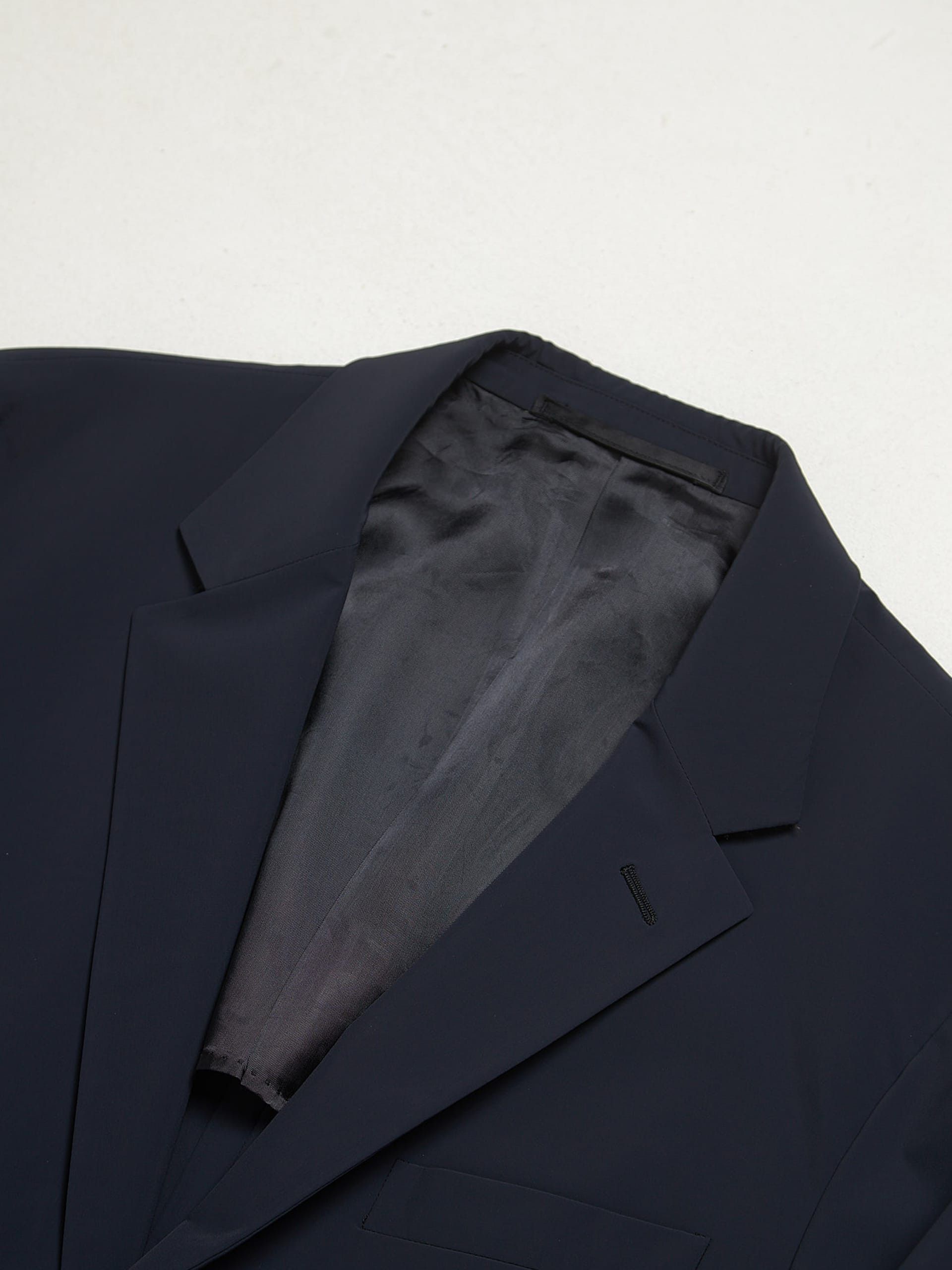 Prada Dark Navy Classic Polyamide Blazer Size US M / EU 48-50 / 2 - 3 Thumbnail
