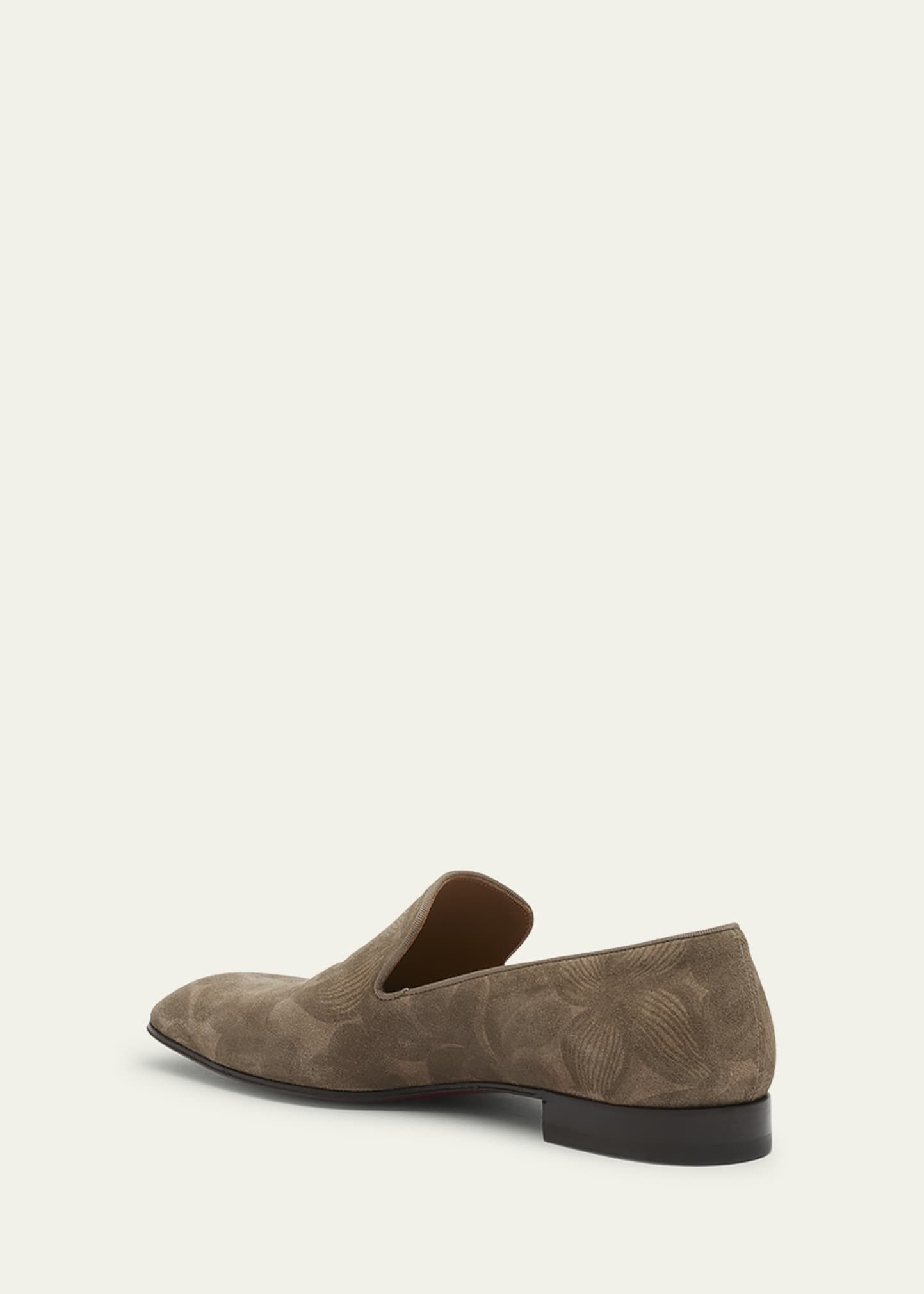 Christian Louboutin dandelion loafers in floral-printed suede Size US 7 / EU 40 - 3 Thumbnail