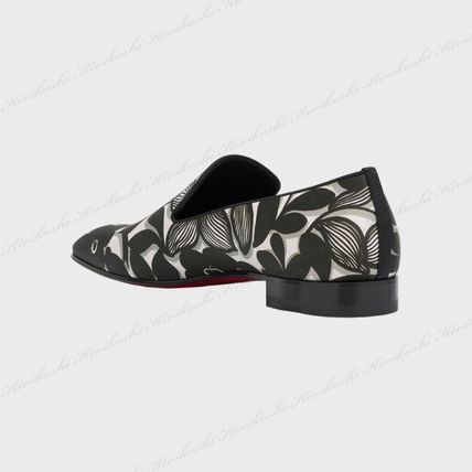 Christian Louboutin dandelion loafers in floral-printed fabric in black/white Size US 11 / EU 44 - 3 Thumbnail