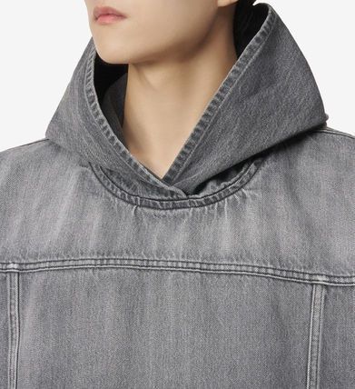 Balenciaga pull-over jacket organic japanese denim eco black Size US M / EU 48-50 / 2 - 3 Thumbnail
