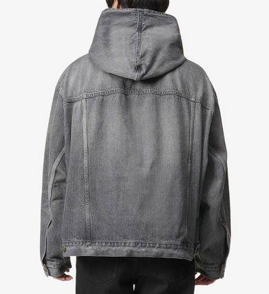 Balenciaga pull-over jacket organic japanese denim eco black Size US L / EU 52-54 / 3 - 2 Thumbnail