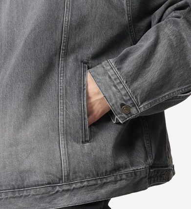 Balenciaga pull-over jacket organic japanese denim eco black Size US XXL / EU 58 / 5 - 4 Thumbnail