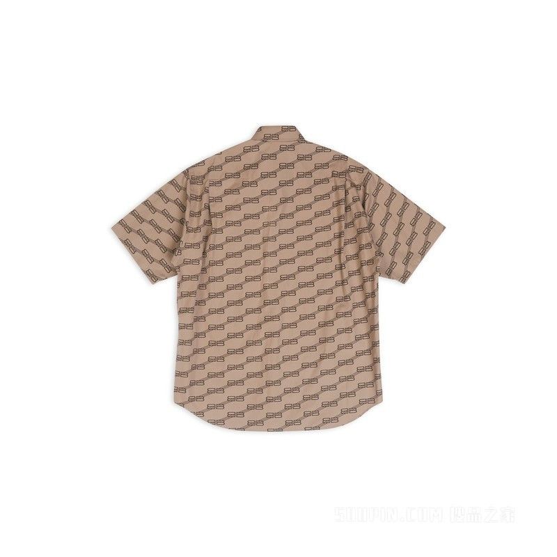 Balenciaga large fit shirt bb monogram cotton poplin Size M / US 6-8 / IT 42-44 - 2 Thumbnail
