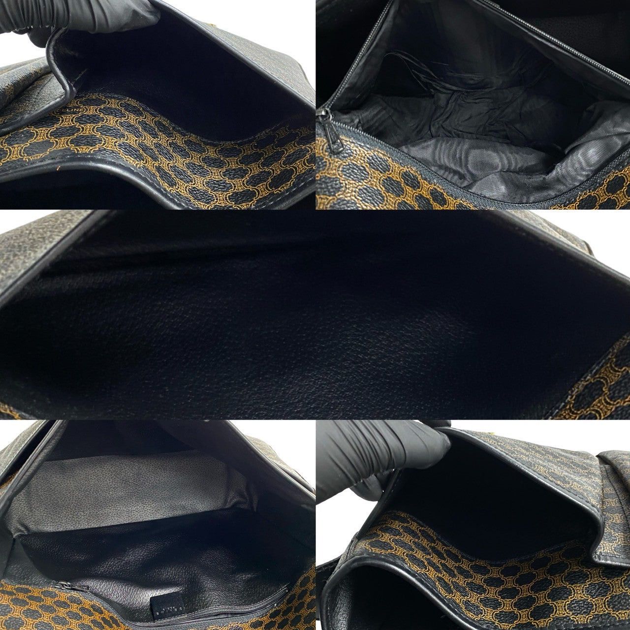 Celine Celine Shoulder Bag Black Leather Size ONE SIZE - 9 Thumbnail
