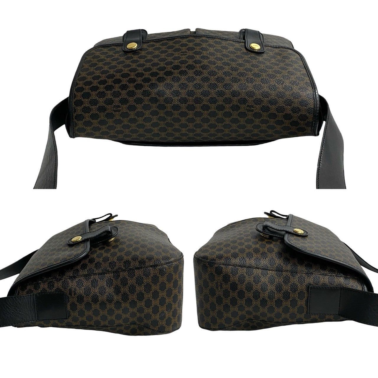 Celine Celine Shoulder Bag Black Leather Size ONE SIZE - 5 Thumbnail