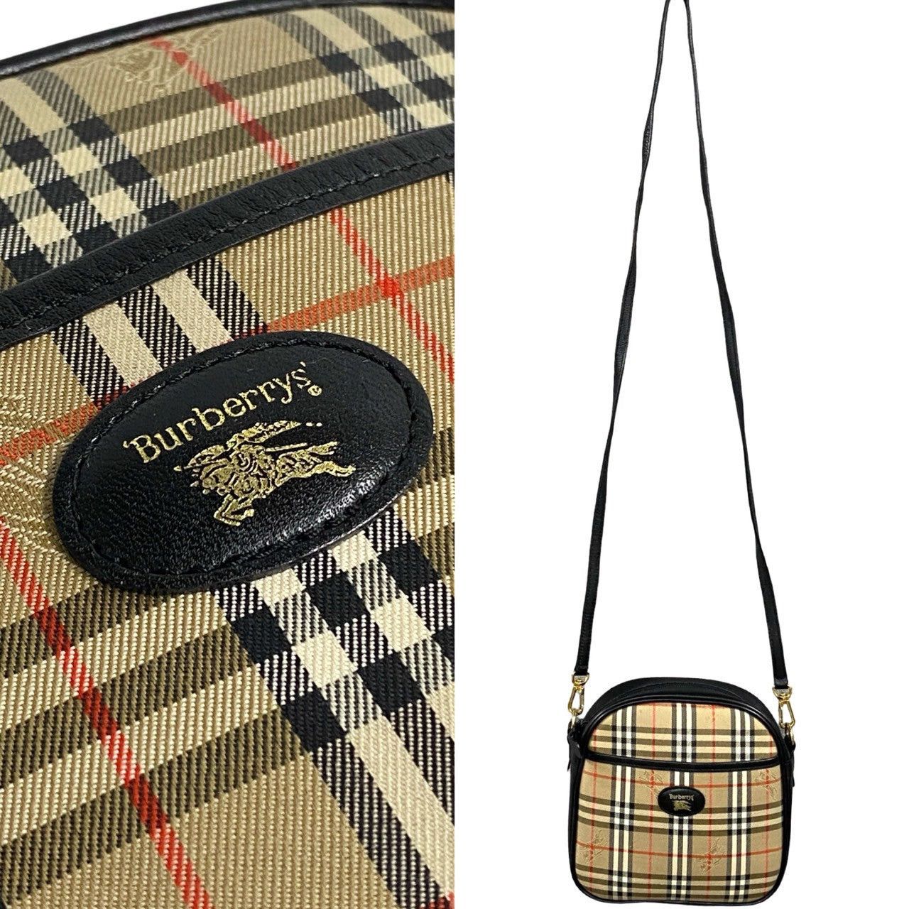 Burberry Burberry Shoulder Bag Neutrals Cotton Size ONE SIZE - 3 Thumbnail