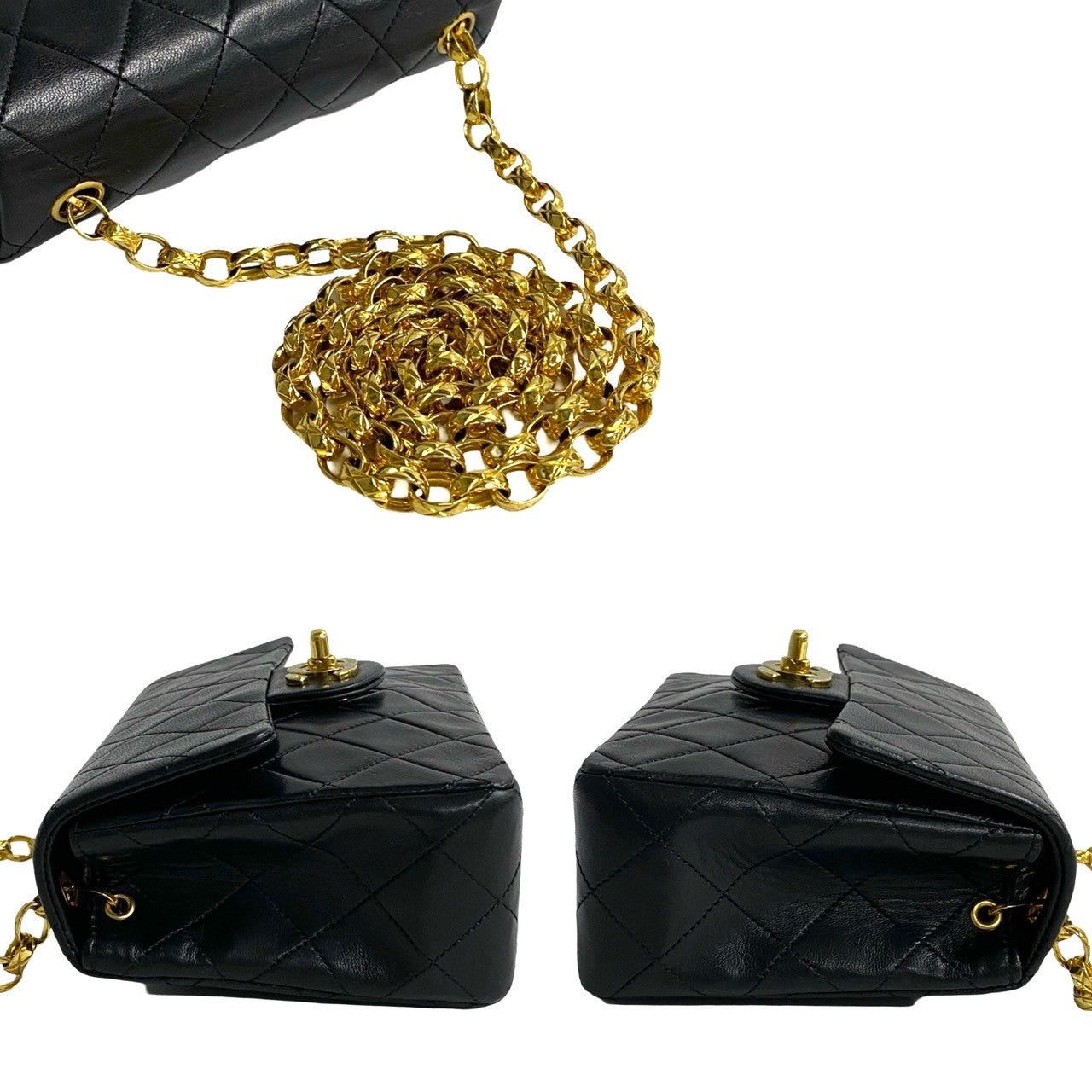 Chanel Chanel Shoulder Bag Black Leather Size ONE SIZE - 5 Thumbnail