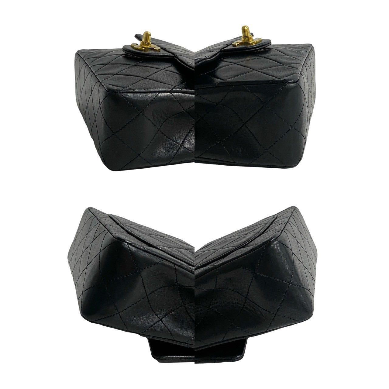 Chanel Chanel Shoulder Bag Black Leather Size ONE SIZE - 7 Thumbnail