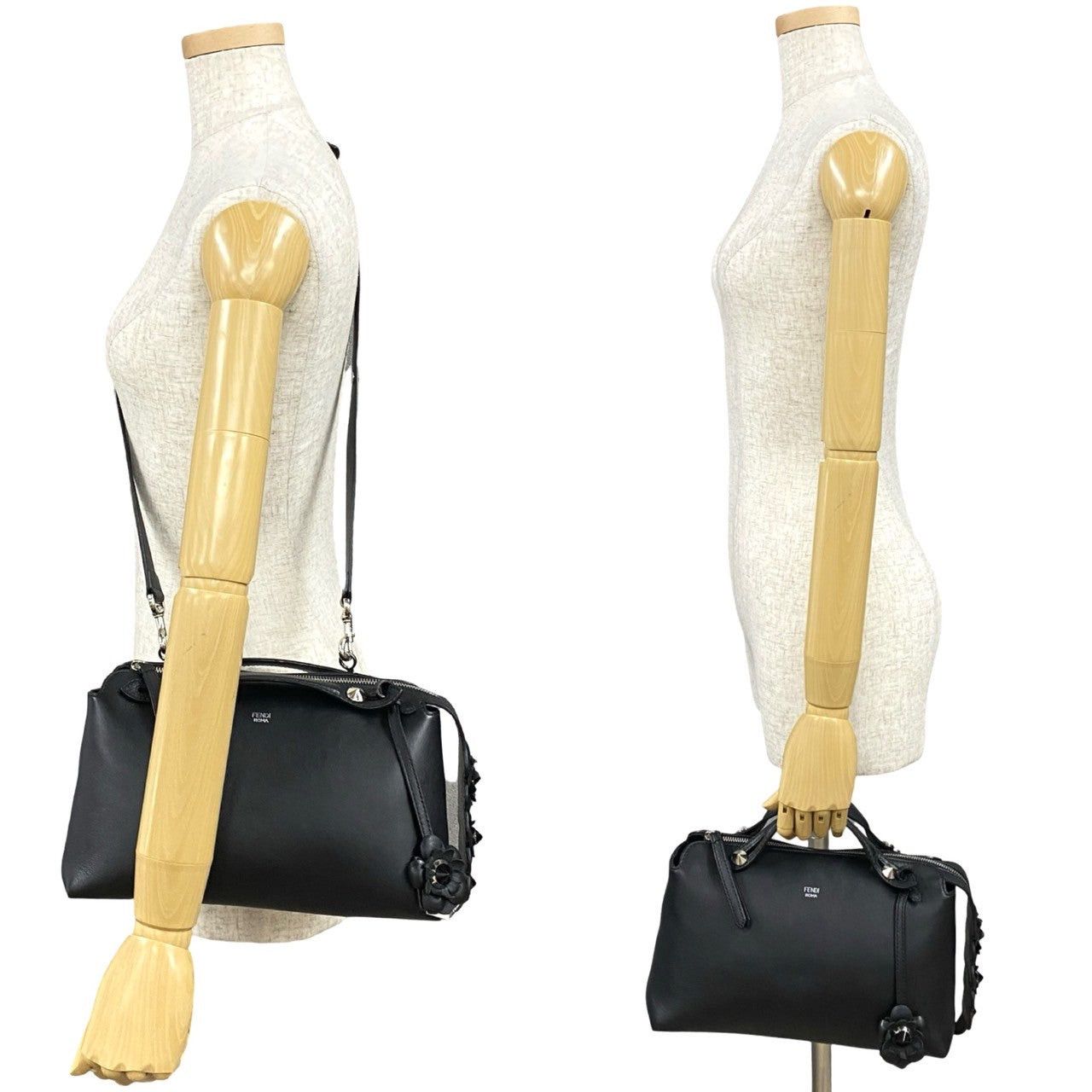 Fendi Fendi Shoulder Bag Black Leather Size ONE SIZE - 2 Thumbnail