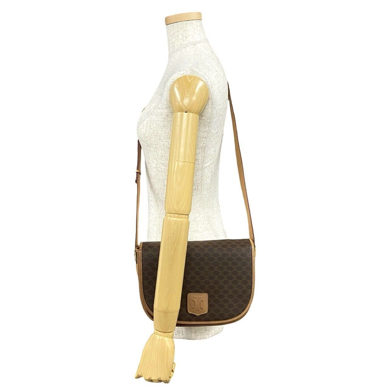 Celine Celine Shoulder Bag Brown Leather Size ONE SIZE - 2 Thumbnail