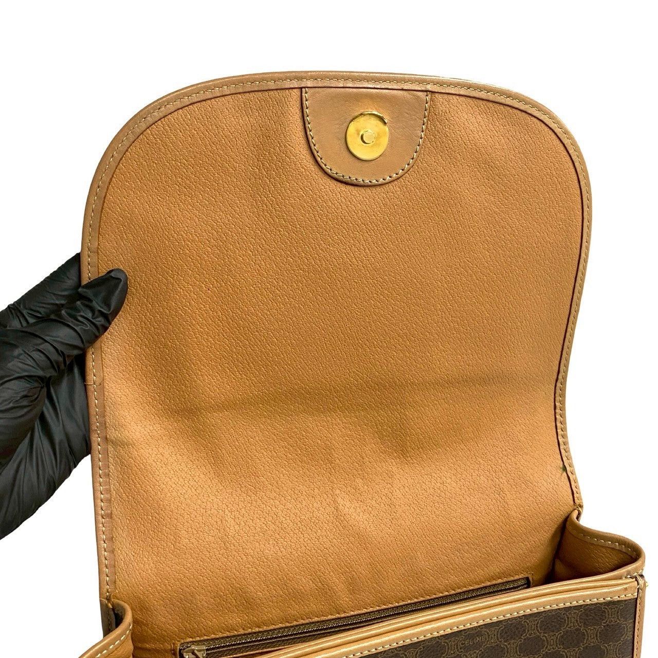 Celine Celine Shoulder Bag Brown Leather Size ONE SIZE - 8 Thumbnail