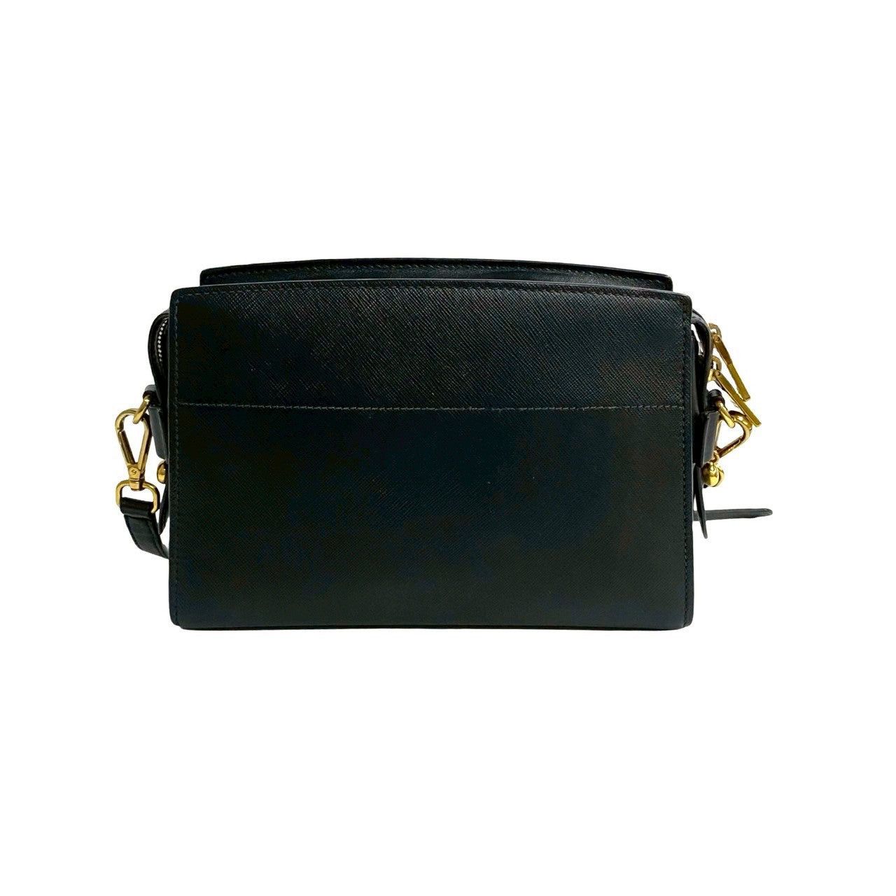 Prada Prada Shoulder Bag Black Leather Size ONE SIZE - 4 Thumbnail