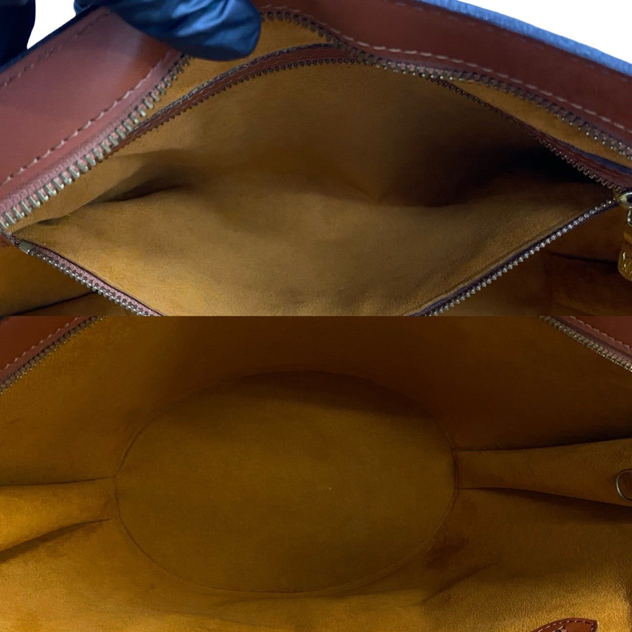 Louis Vuitton Louis Vuitton Tote Bag Brown Leather Size ONE SIZE - 8 Thumbnail