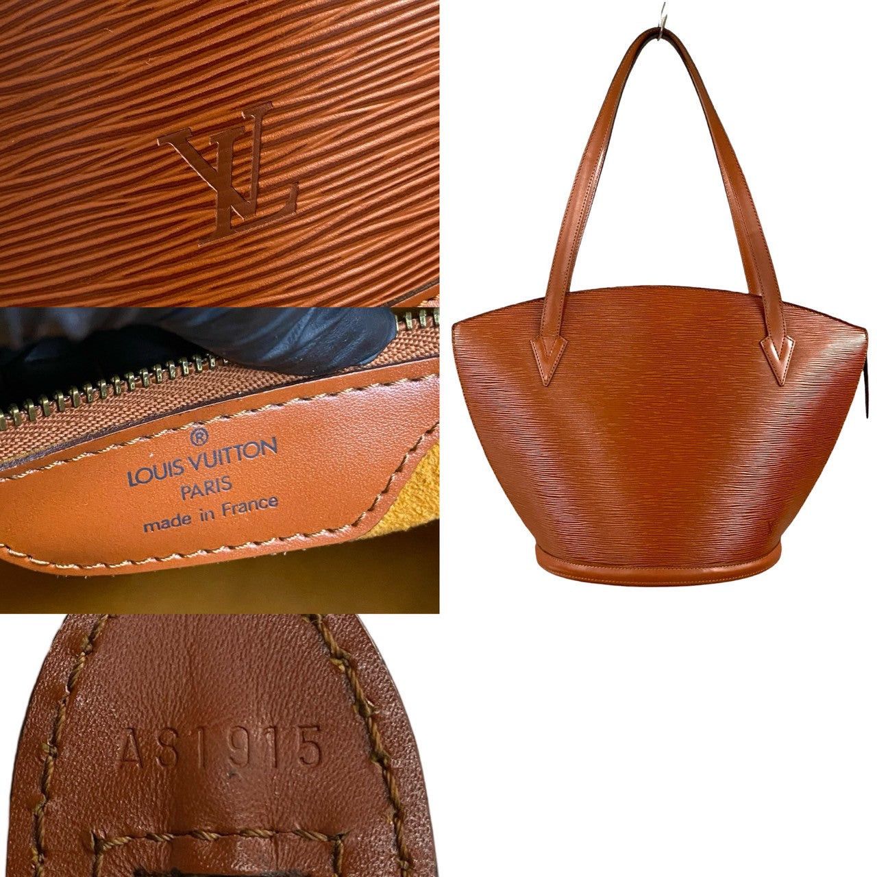 Louis Vuitton Louis Vuitton Tote Bag Brown Leather Size ONE SIZE - 3 Thumbnail