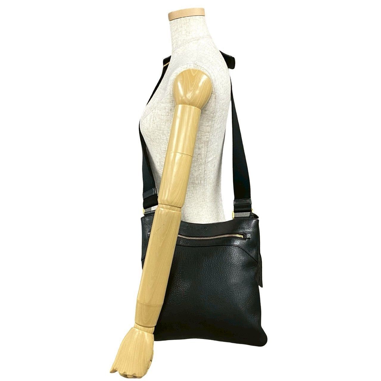 Prada Prada Shoulder Bag Black Leather Size ONE SIZE - 2 Thumbnail
