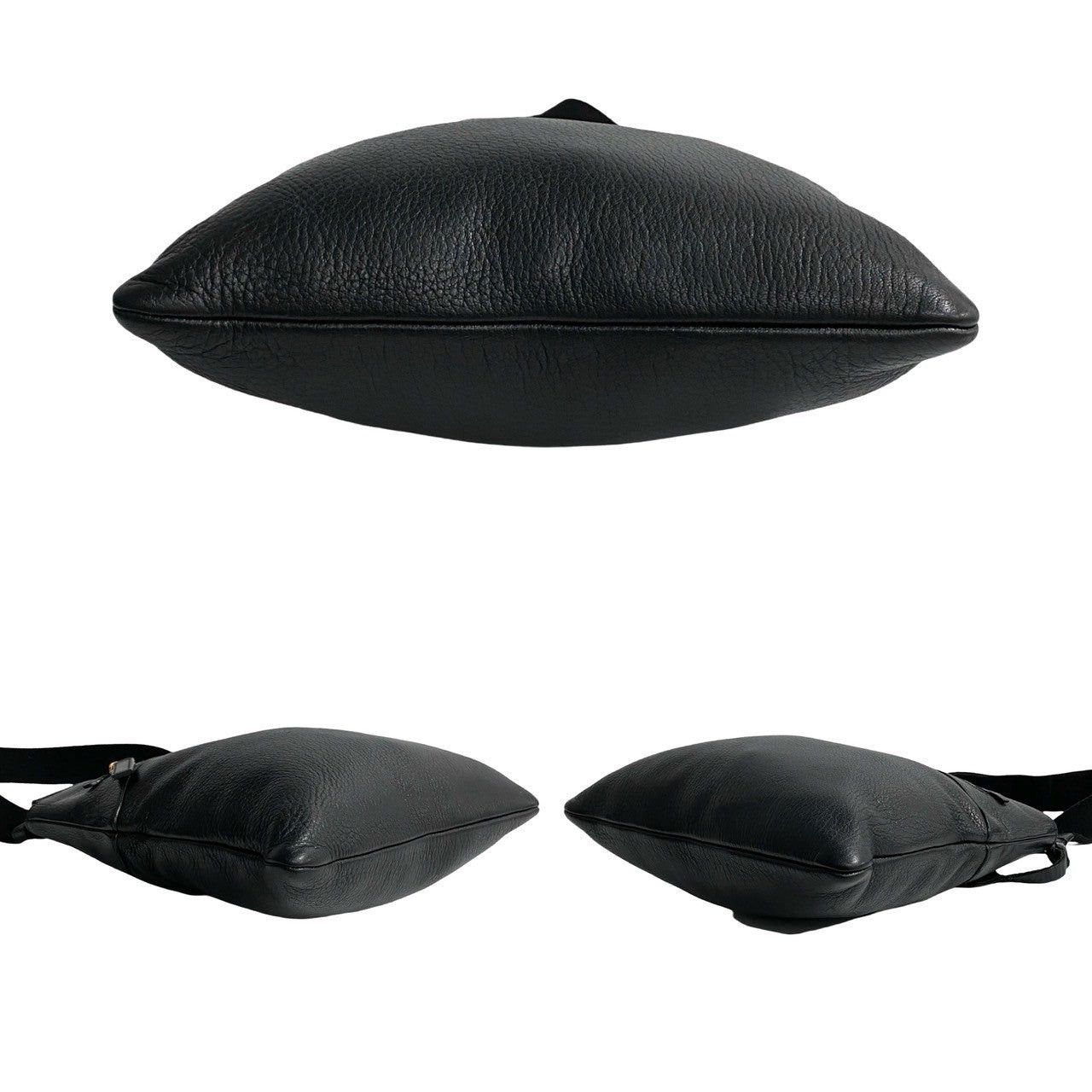 Prada Prada Shoulder Bag Black Leather Size ONE SIZE - 6 Thumbnail