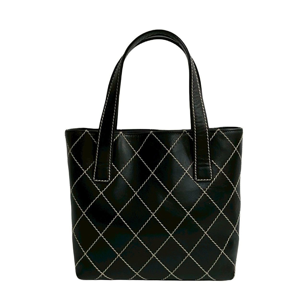 Chanel Chanel Handbag Black Leather Size ONE SIZE - 4 Thumbnail