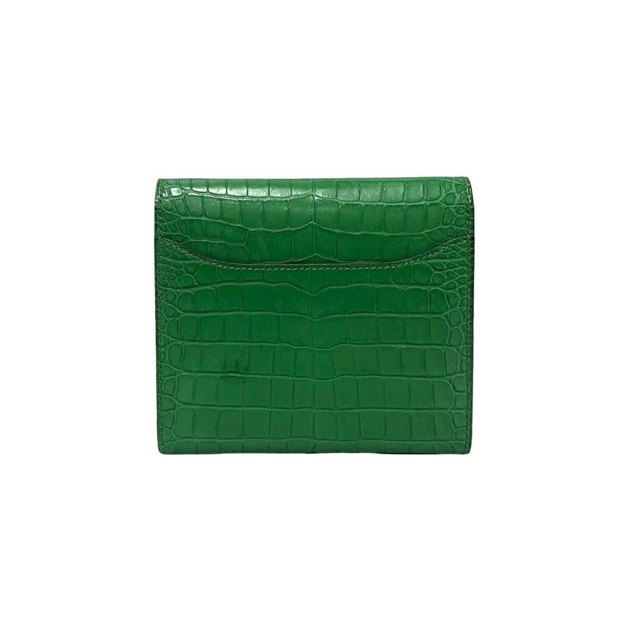 Hermes Hermes Green Leather Size ONE SIZE - 3 Thumbnail