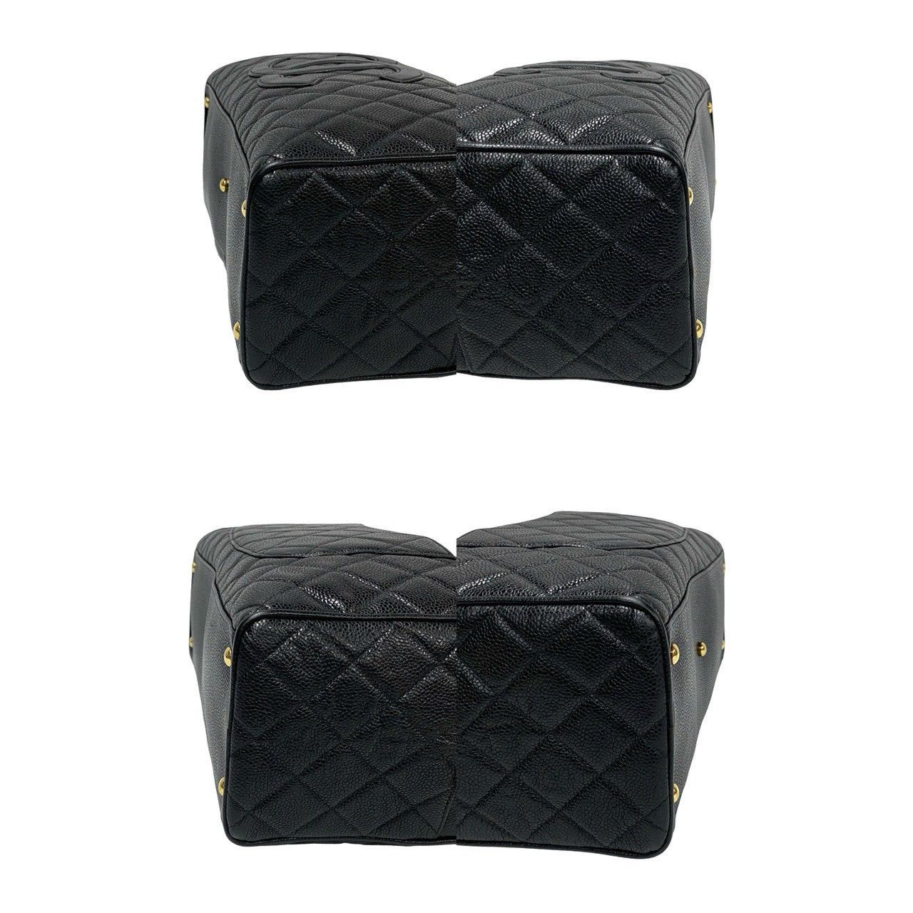 Chanel Chanel Handbag Black Leather Size ONE SIZE - 7 Thumbnail