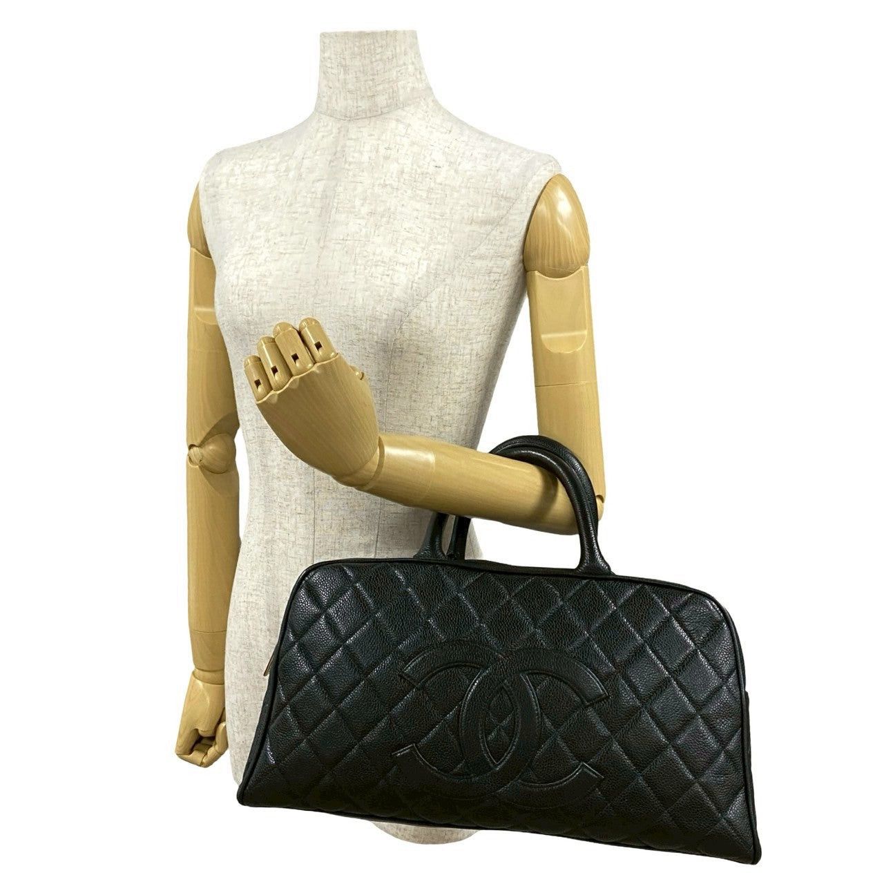 Chanel Chanel Handbag Black Leather Size ONE SIZE - 2 Thumbnail