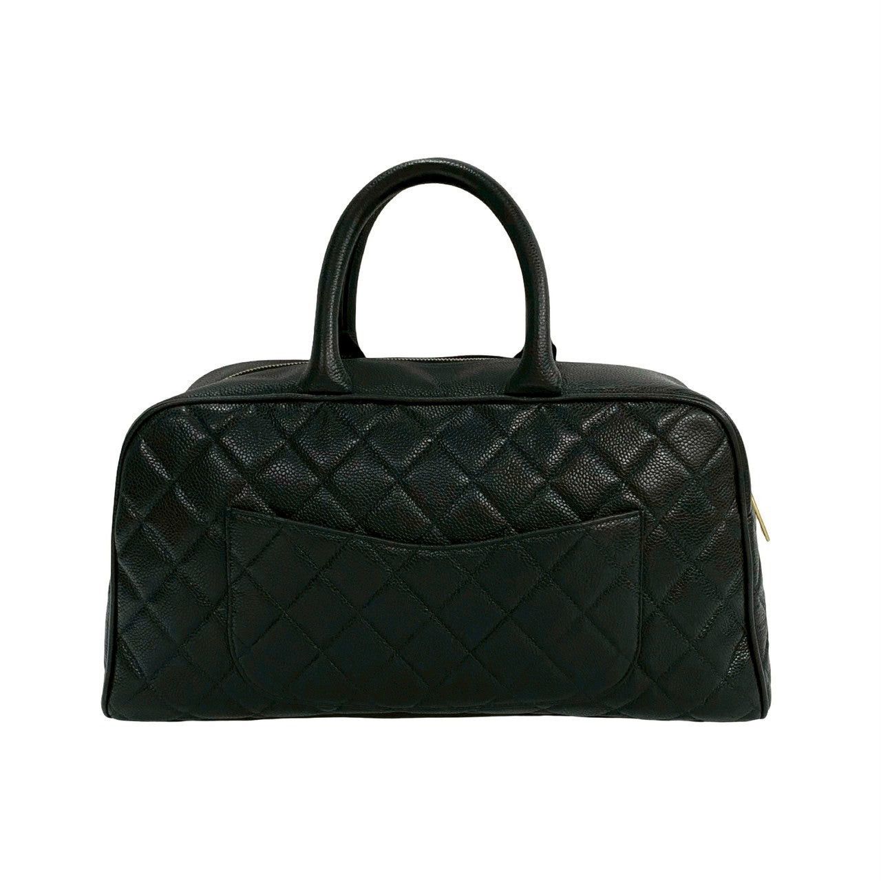 Chanel Chanel Handbag Black Leather Size ONE SIZE - 4 Thumbnail